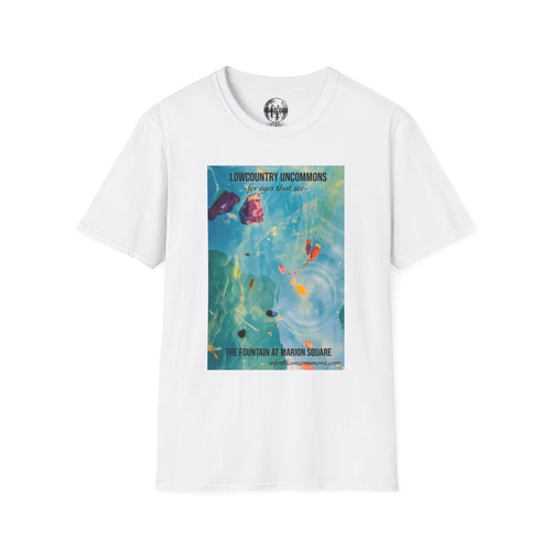 Lowcountry Uncommons — detail from the fountain at Marion Square in Charleston, SC Graphic Tee