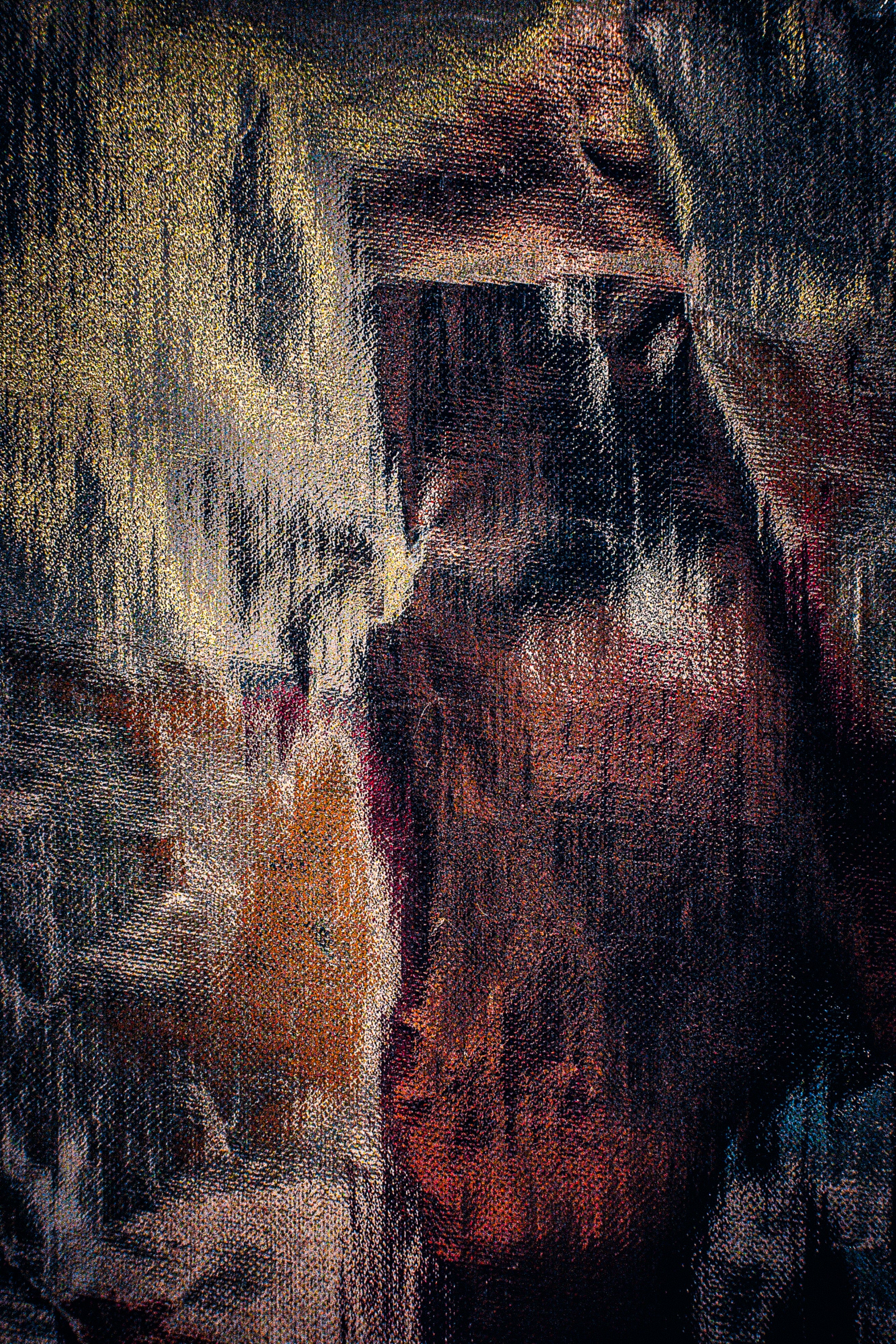 Hellscape: festival of skin and blood "celebrant", "vendor" "taker" 24x36 signed with certificate of authenticity)